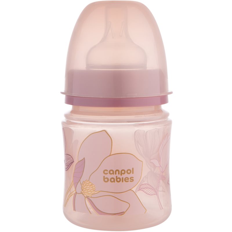 Canpol babies EasyStart Gold бебешко шише Pink 120 мл. на ниска цена