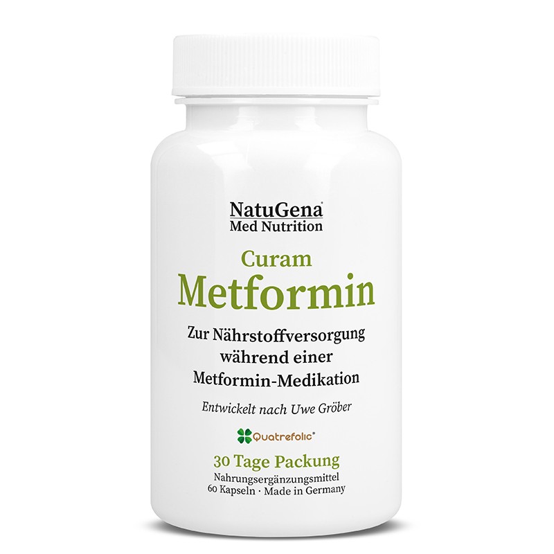 CuramMetformin (витамини и минерали в подкрепа на кръвната захар) x 60 капсули NatuGena