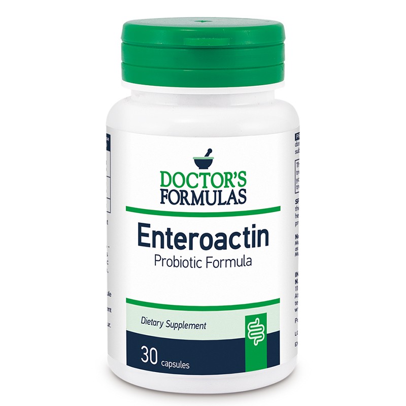 Enteroactin Probiotic Formula - Ентероактин Пробиотична Формула x 30 капсули Doctors Formulas