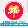 FLO Bamboo Night Pads санитарни кърпи за нощ 14 бр. на ниска цена