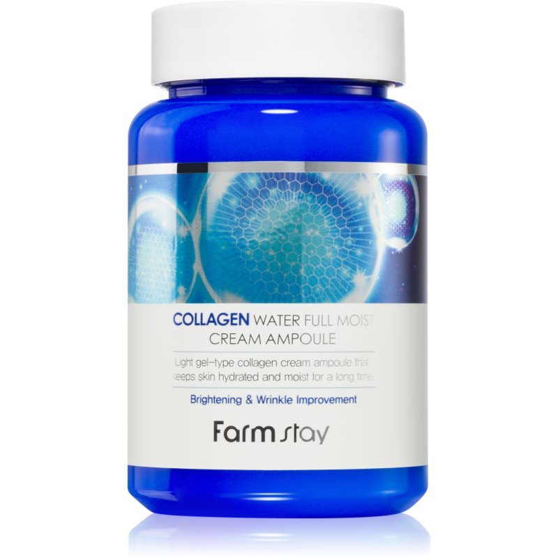 Farmstay Collagen Water Full Moist Cream Ampoule хидратиращ крем в ампули 250 мл.