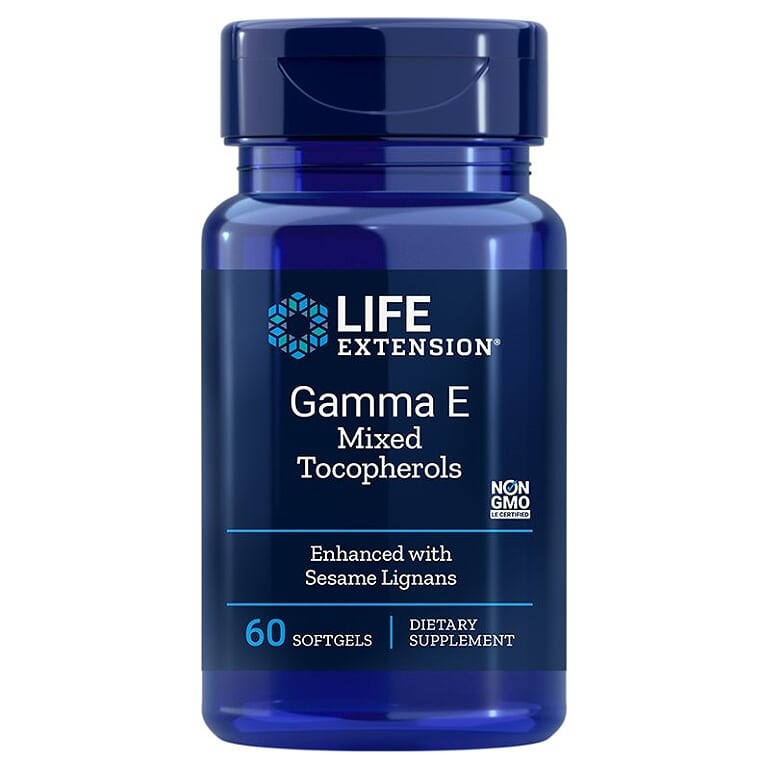 Gamma E Mixed Tocopherols/ Витамин Е ( токофероли микс) х 60 софтгел капсули Life Extension