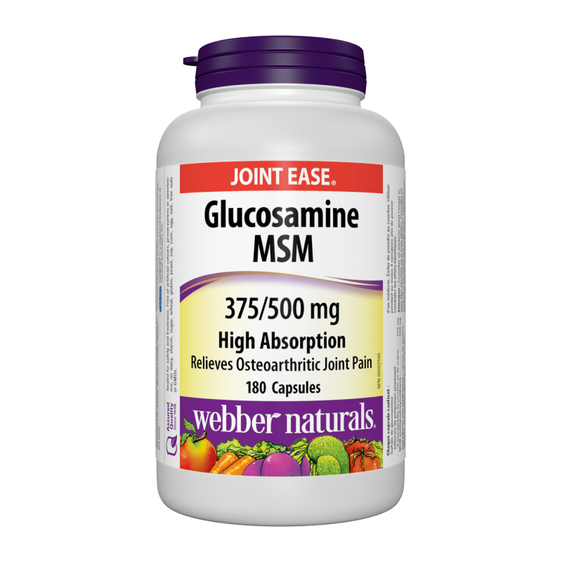 Glucosamine MSM - Глюкозамин 375 mg + МСМ 500 mg – Здрави стави