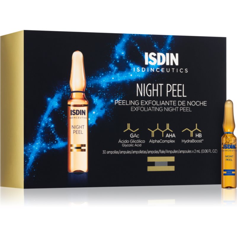 ISDIN Isdinceutics Night Peel ексфолиращ и пилинг серум в ампули 30x2 мл.