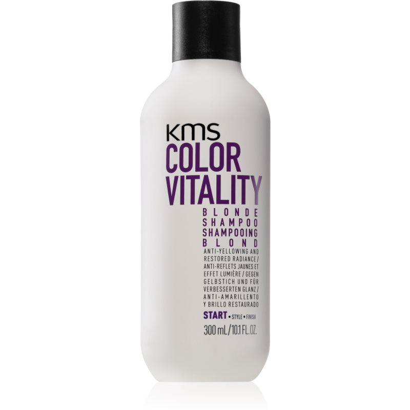 KMS Color Vitality Blonde Shampoo подхранващ шампоан за блонд коса и коса с кичури 300 мл.