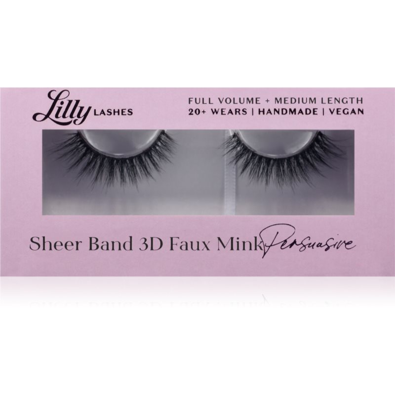 Lilly Lashes 3D Faux Mink изкуствени мигли тип Persuasive 1 чифт