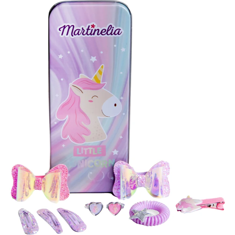 Martinelia Little Unicorn Tin Box подаръчен комплект за деца