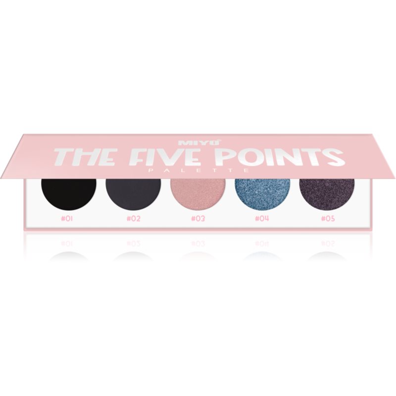 Miyo Eyeshadow The five points палитра сенки за очи цвят 1 бр.