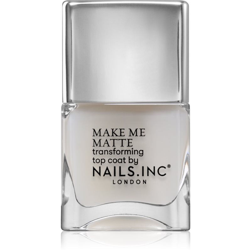 Nails Inc. Better on Top Matte бързосъхнещ топ лак с матиращ ефект 14 мл.