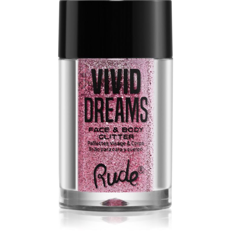 Rude Cosmetics Vivid Dreams брокат за лице и тяло цвят Daydream 2.7 гр.