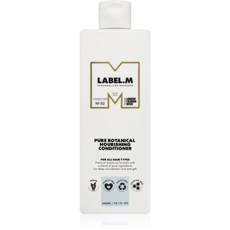 label.m Pure Botanical хидратиращ балсам за всички видове коса 300 мл.