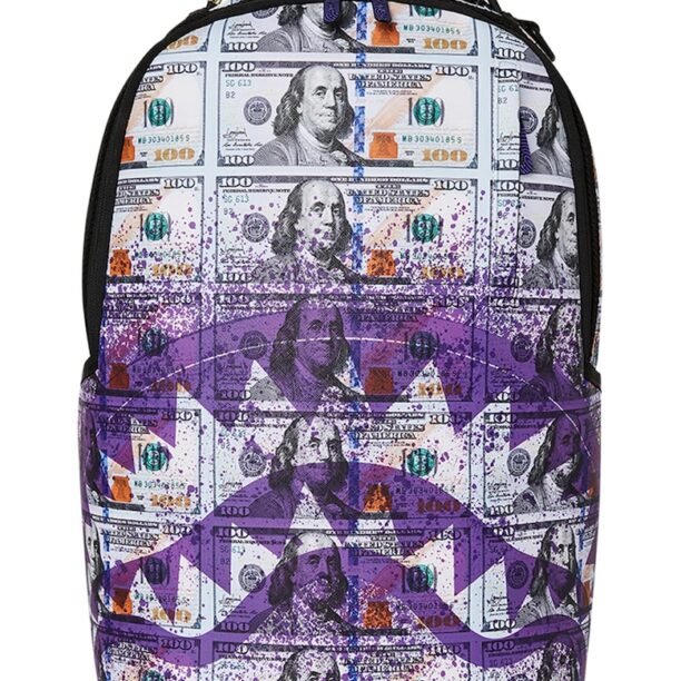 Десенирана раница Money Splat Sprayground