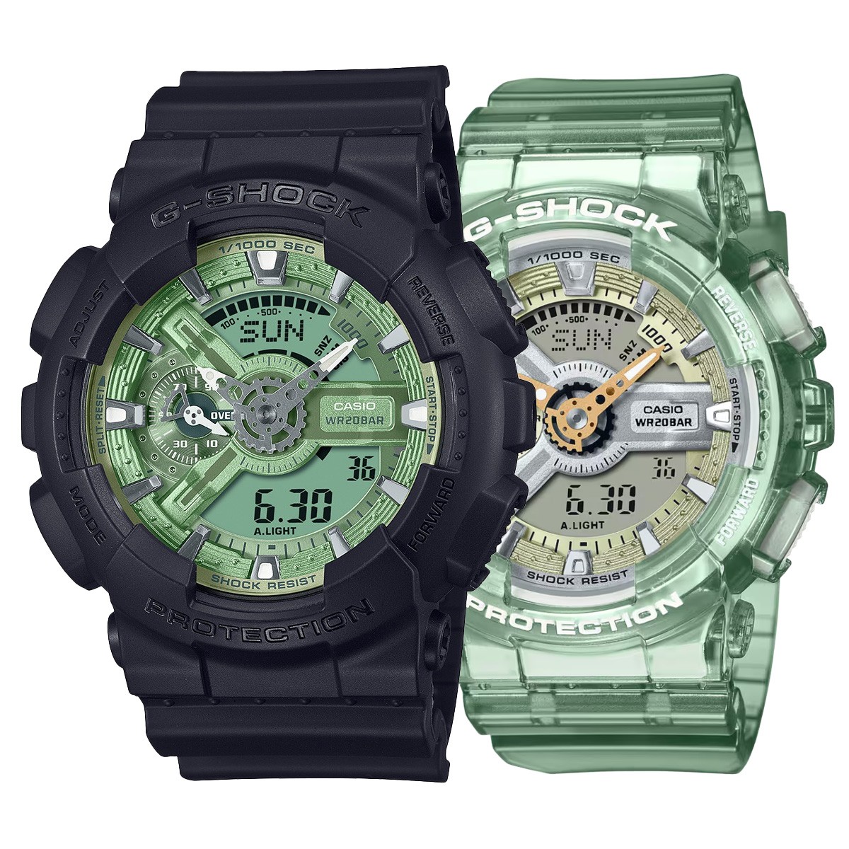 Комплект часовници за двойки Casio G-Shock GA-110CD-1A3ER-GMA-S110GS-3AER - Подарък