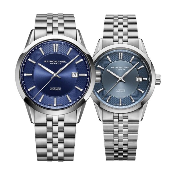 Комплект часовници за двойки Raymond Weil Freelancer 2731-ST-50001-2771-ST-50051 - Подарък