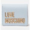 Портмоне от еко кожа с двойно прегъване Love Moschino