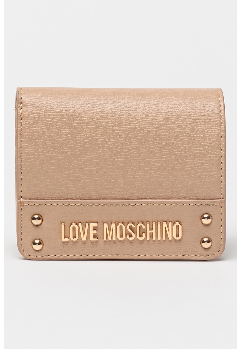 Портмоне от еко кожа с метални детайли Love Moschino