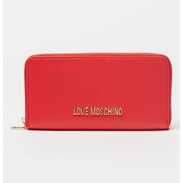 Портмоне от еко кожа с метално лого Love Moschino