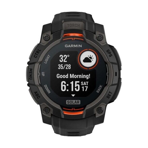 Оригинален Мъжки Смарт часовник Garmin Instinct 3 Solar Black 010-02934-00