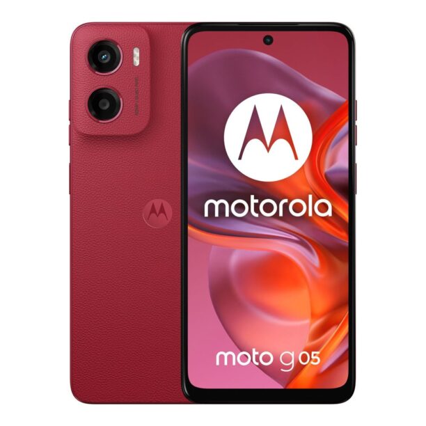 Смартфон Motorola Moto G05 (червен)