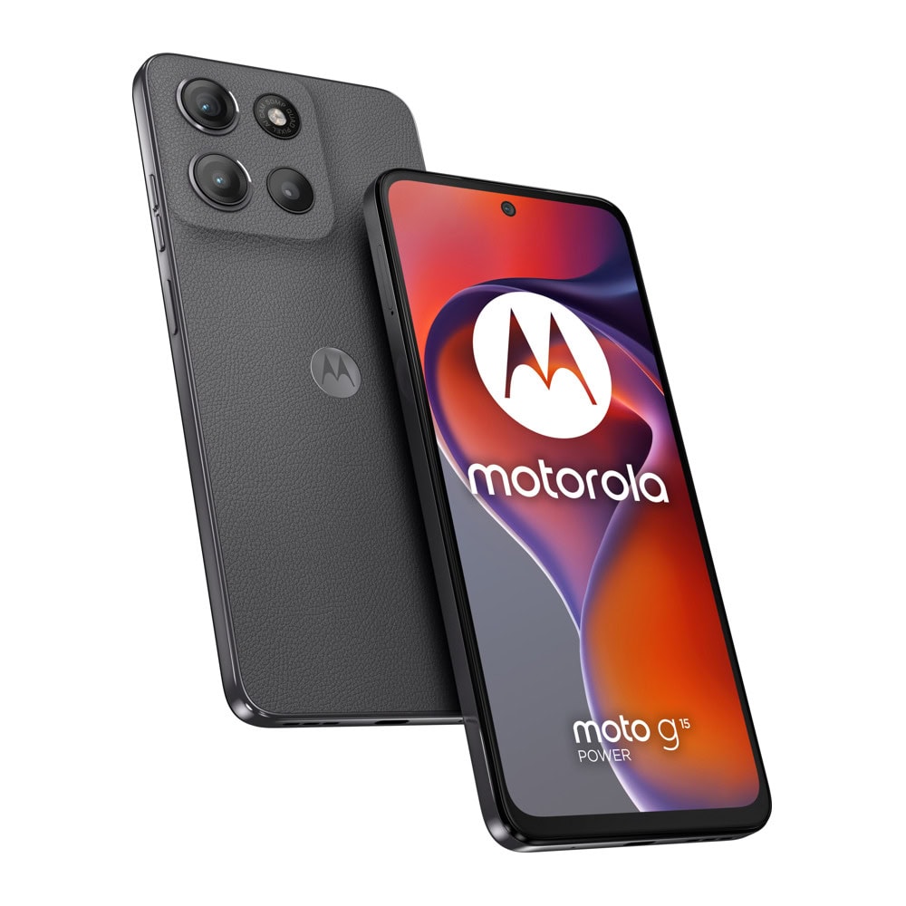 Смартфон Motorola Moto G15 Power (сив)