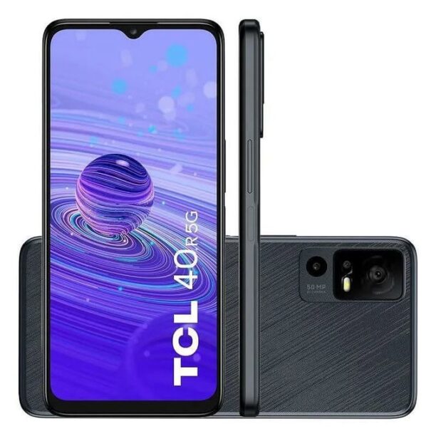 Смартфон TCL 40 R 5G (черен)