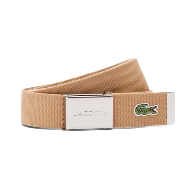 Текстилен колан с метална тока Lacoste