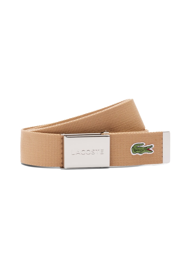 Текстилен колан с метална тока Lacoste