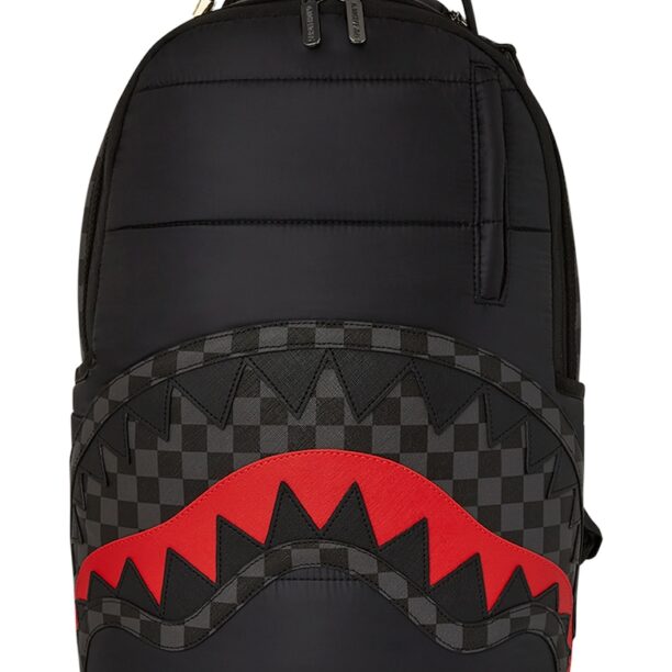 Унисекс десенирана раница Black Puffer Sprayground