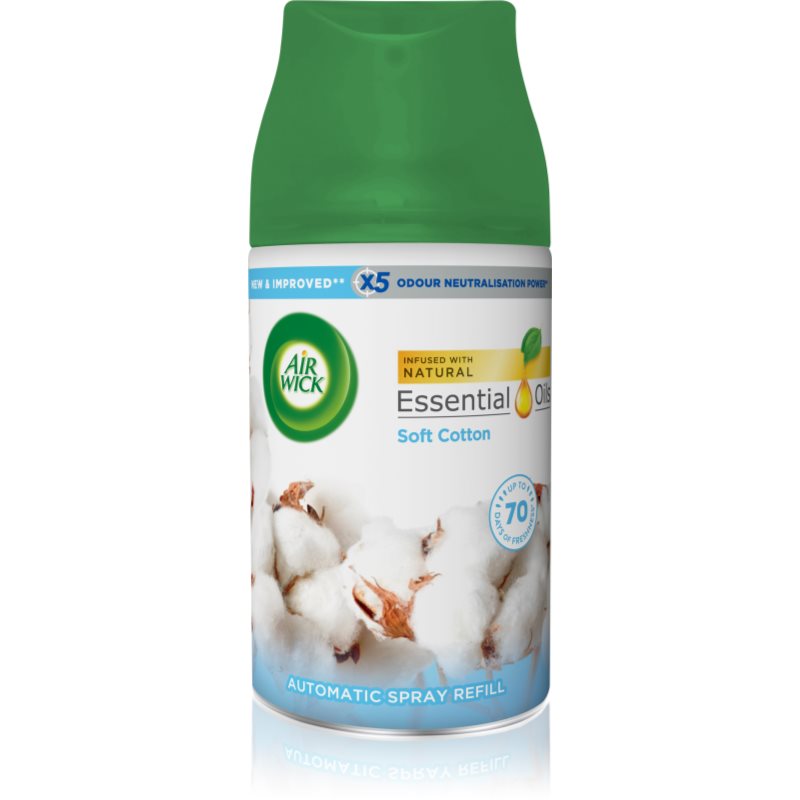 Air Wick Freshmatic Soft Cotton ароматизатор за въздух пълнител 250 мл.