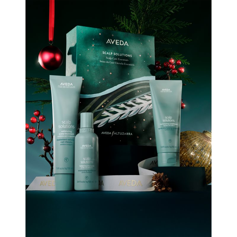 Aveda Holiday Scalp Solutions Exfoliating Essentials подаръчен комплект за коса без плътност на ниска цена