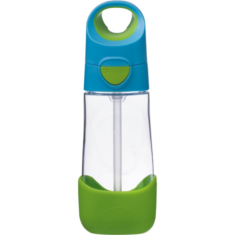 B.Box Bottle with Straw шише със сламка Blue Green 450 мл. на ниска цена