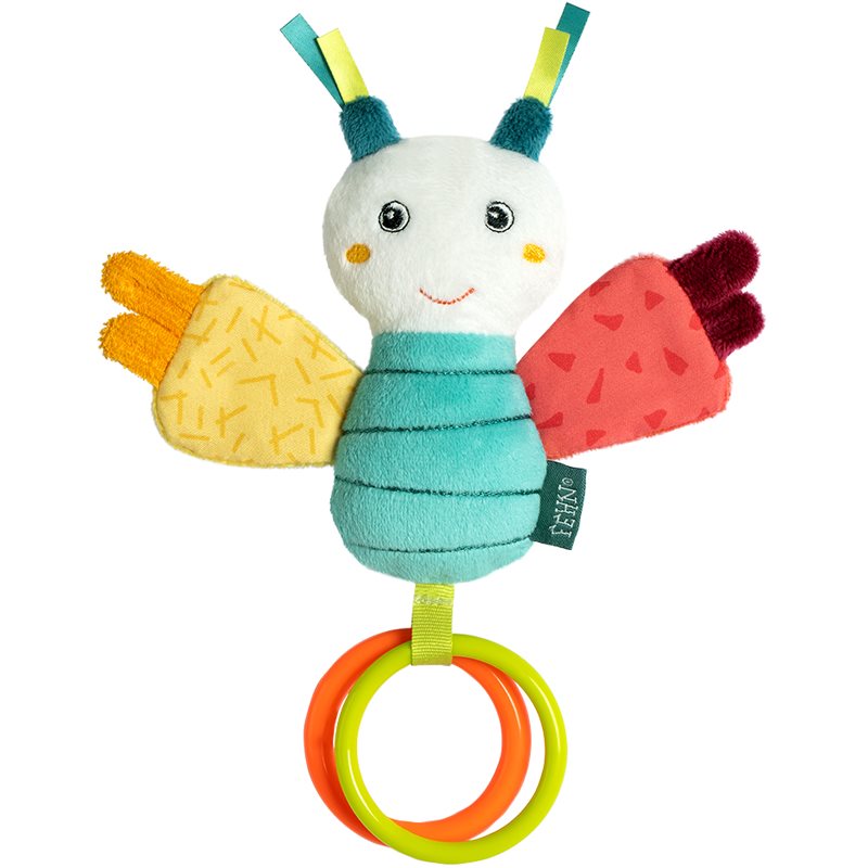 BABY FEHN DoBabyDoo Mini Butterfly играчка за подреждане с дрънкалка 1 бр.