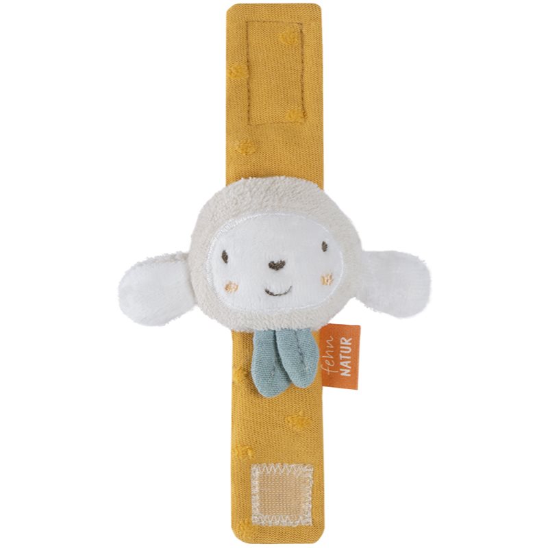 BABY FEHN fehnNATUR Wrist Rattle Sheep дрънкалка за ръка 1 бр. на ниска цена