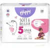 BELLA Baby Happy Soft&Delicate Size 5 Junior еднократни пелени 11-18 kg 38 бр. на ниска цена