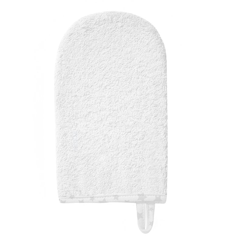 BabyOno Take Care Terry Wash Mitt кърпа за измиване White 1 бр.