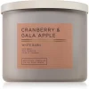 Bath & Body Works Cranberry & Gala Apple ароматна свещ 411 гр.