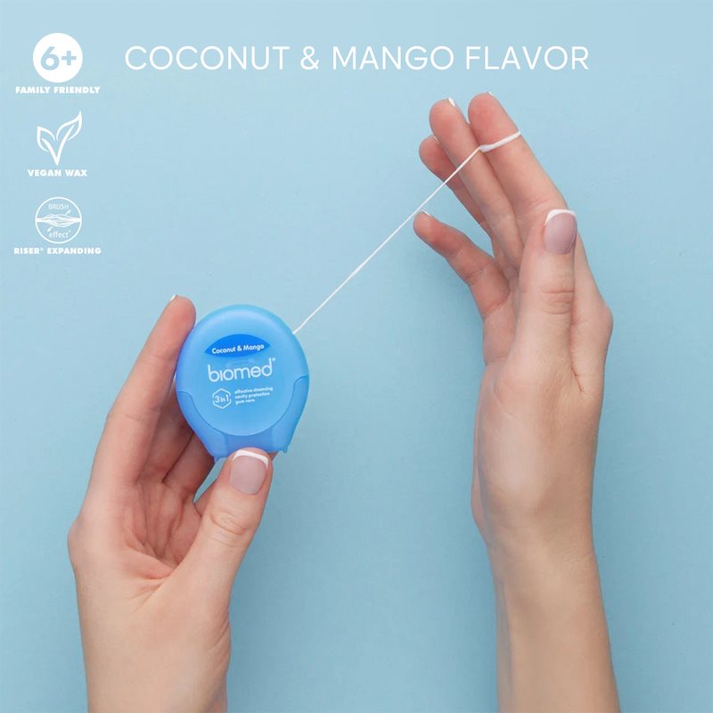 Biomed Dental Floss конец за зъби Coconut and Mango 50 м на ниска цена