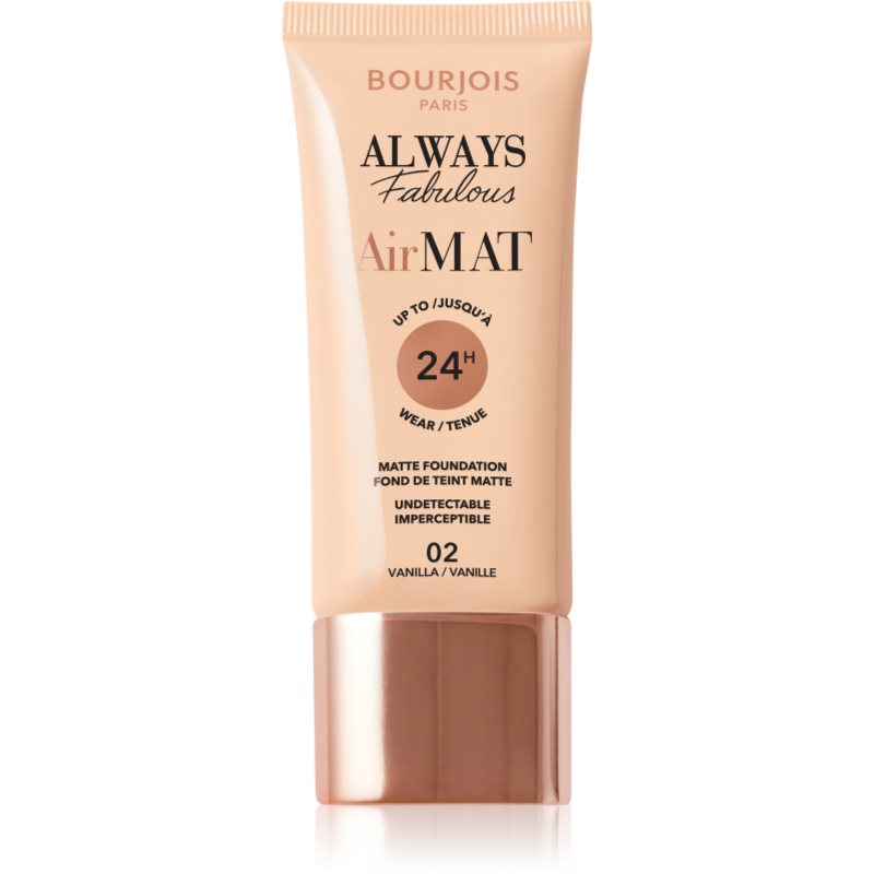 Bourjois Air Mat матиращ фон дьо тен цвят 02 Vanilla 30 мл. на ниска цена