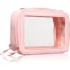 BrushArt Accessories Transparent make-up case козметично куфарче Pink 1 бр. на ниска цена