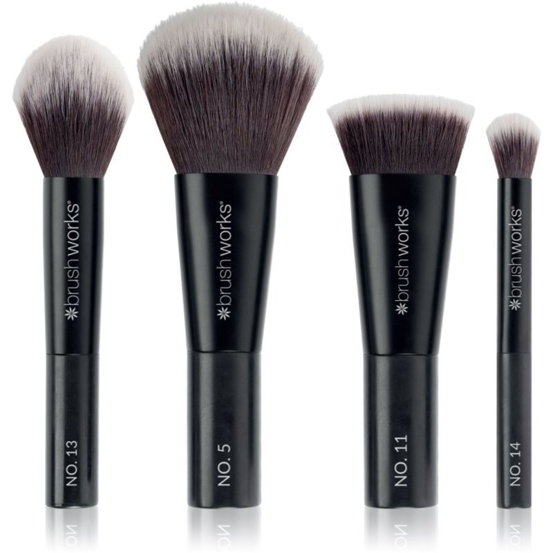 Brushworks On The Move Makeup Minis Complexion комплект четки на ниска цена