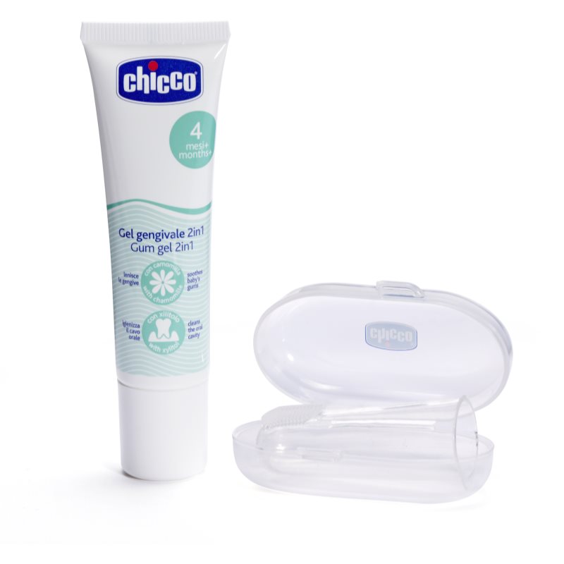 Chicco Oral Care Set Комплект за дентална грижа за бебета 4 m+ 1 бр.