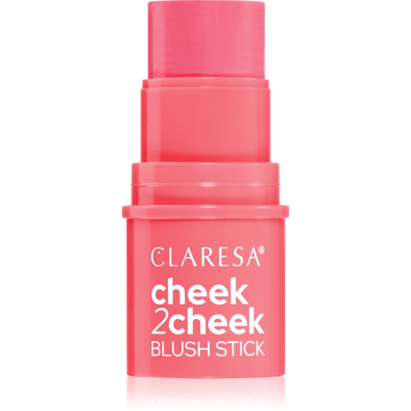 Claresa Cheek 2 Cheek кремообразен руж в стик цвят 02 Neon Coral 6 гр.