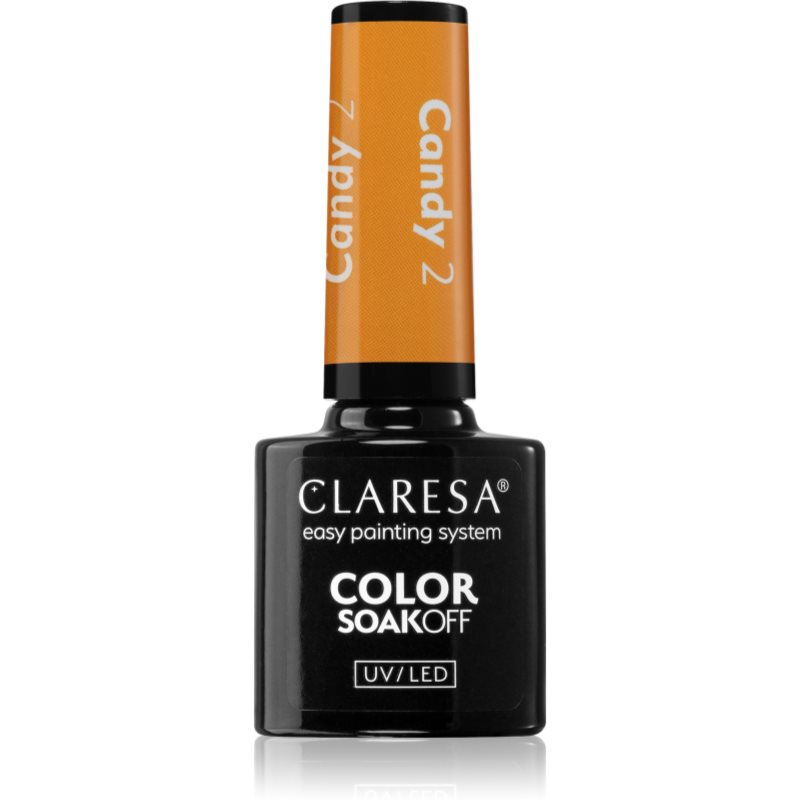 Claresa SoakOff UV/LED Color Candy гел лак за нокти цвят 2 5 гр.