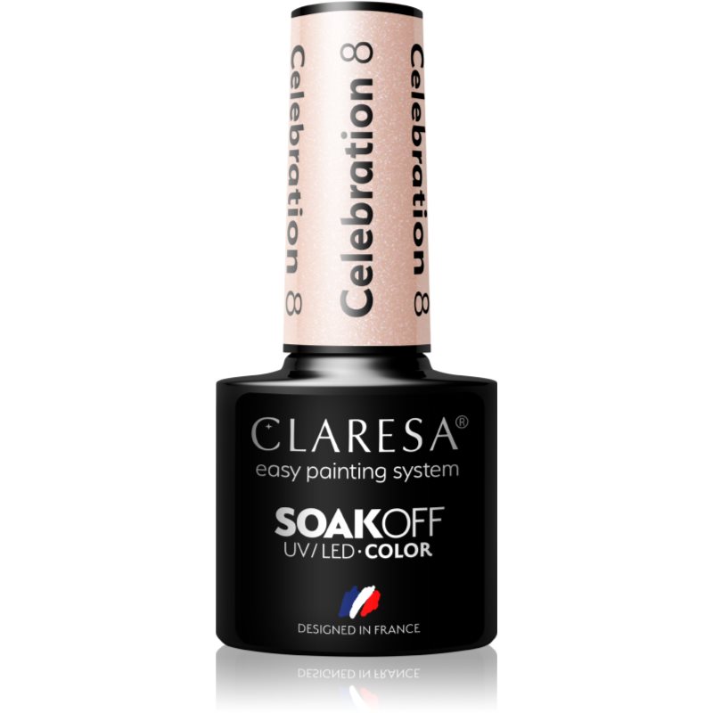 Claresa SoakOff UV/LED Color Celebration гел лак за нокти цвят 8 5 гр. на ниска цена