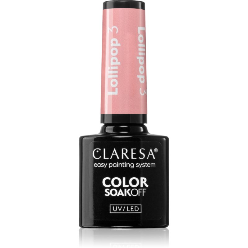 Claresa SoakOff UV/LED Color Lollipop гел лак за нокти цвят LOLLIPOP 3 5 гр.