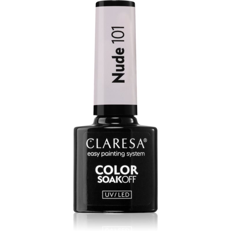 Claresa SoakOff UV/LED Color Nude гел лак за нокти цвят 101 5 гр.