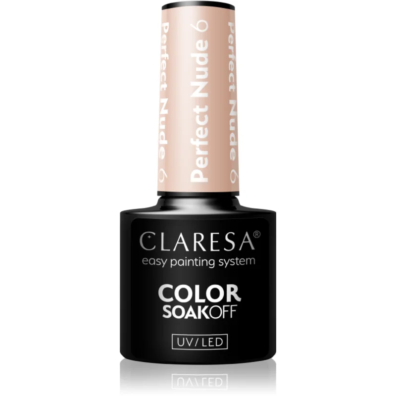 Claresa SoakOff UV/LED Color Perfect Nude гел лак за нокти цвят 6 5 гр. на ниска цена