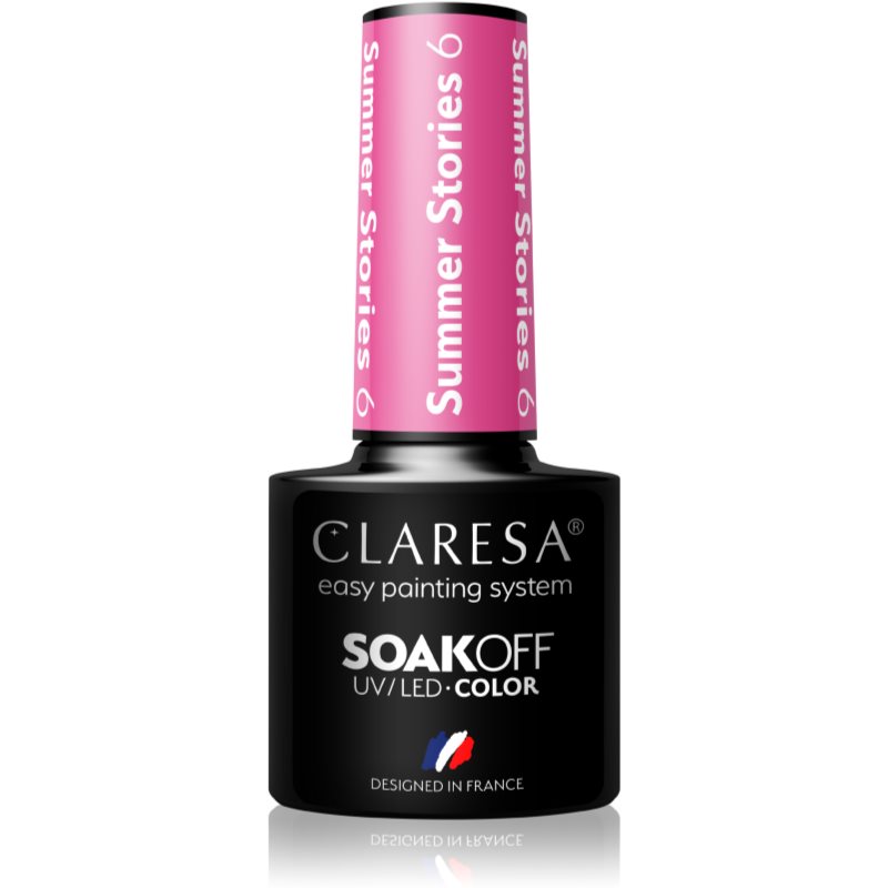 Claresa SoakOff UV/LED Color Summer Stories гел лак за нокти цвят 6 5 гр. на ниска цена