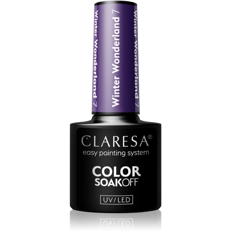 Claresa SoakOff UV/LED Color Winter Wonderland гел лак за нокти цвят 7 5 гр. на ниска цена