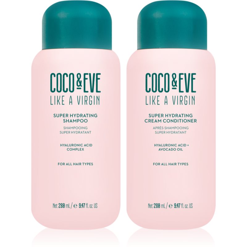 Coco & Eve Like A Virgin Super Hydration Kit комплект за хидратация и блясък на ниска цена